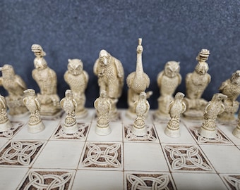 British Birds Chess set