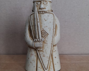 Isle of Lewis - Berserker Rook chess piece