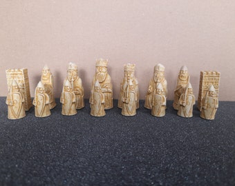 Miniature Isle of Lewis Chess Set