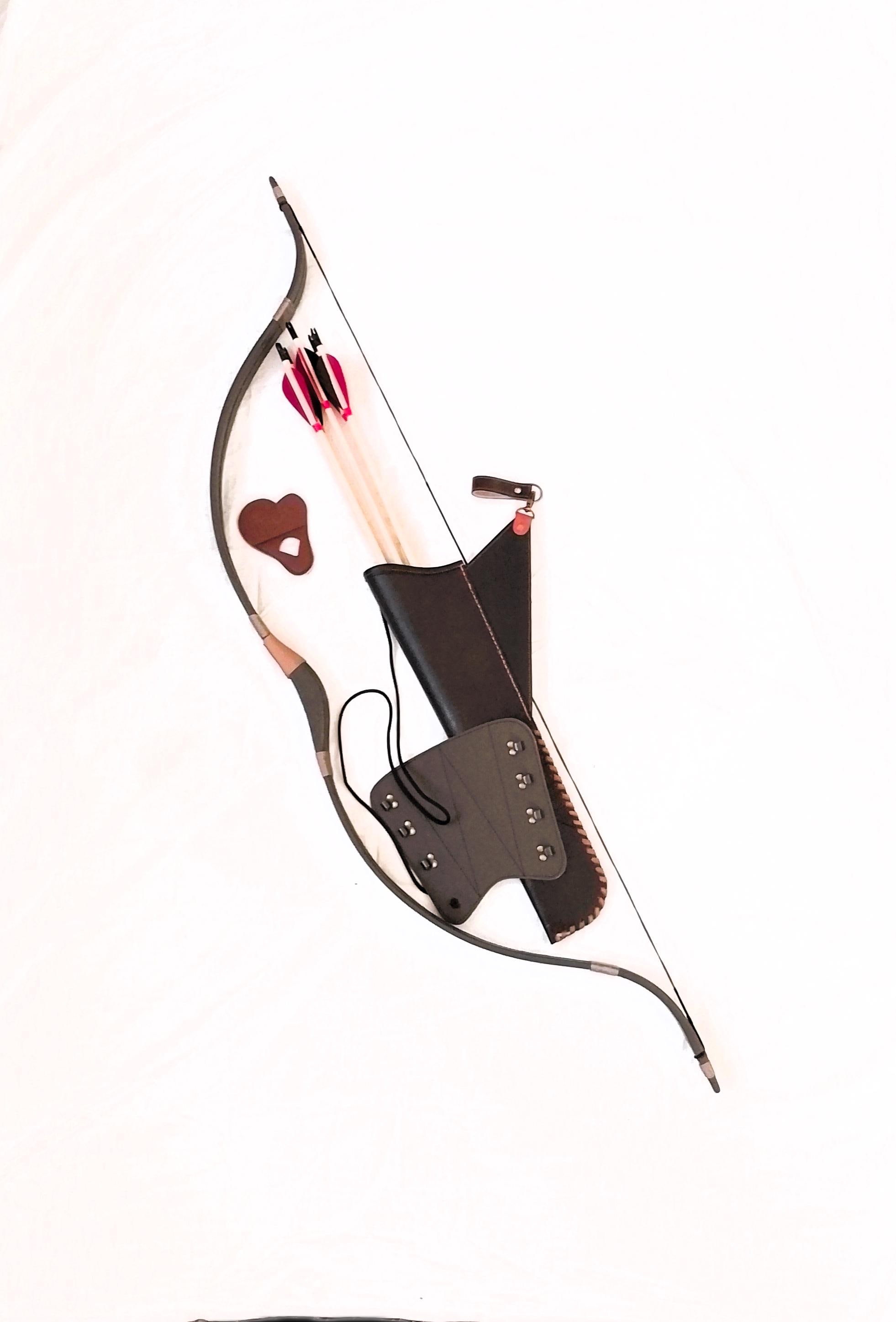 historical traditional archer set, horse bow , for begginer