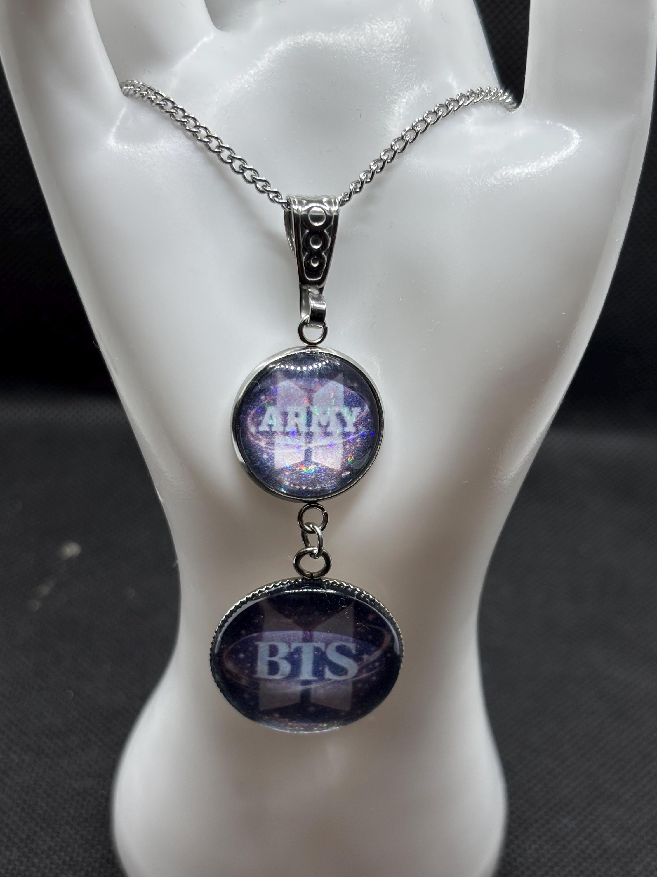 BTS Stainless Steel Necklace Collection - Etsy