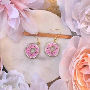 Donut you know I Love you? Gold Earrings