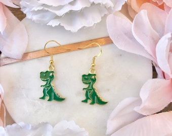 T-Rex Earrings Dinosaur Earrings Jurassic Earrings for gift for her