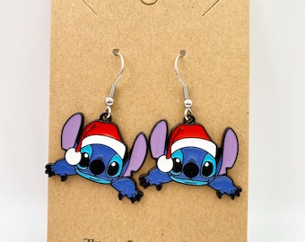 Disney-inspirerade julstygnörhängen för present till henne, julstygnörhängen