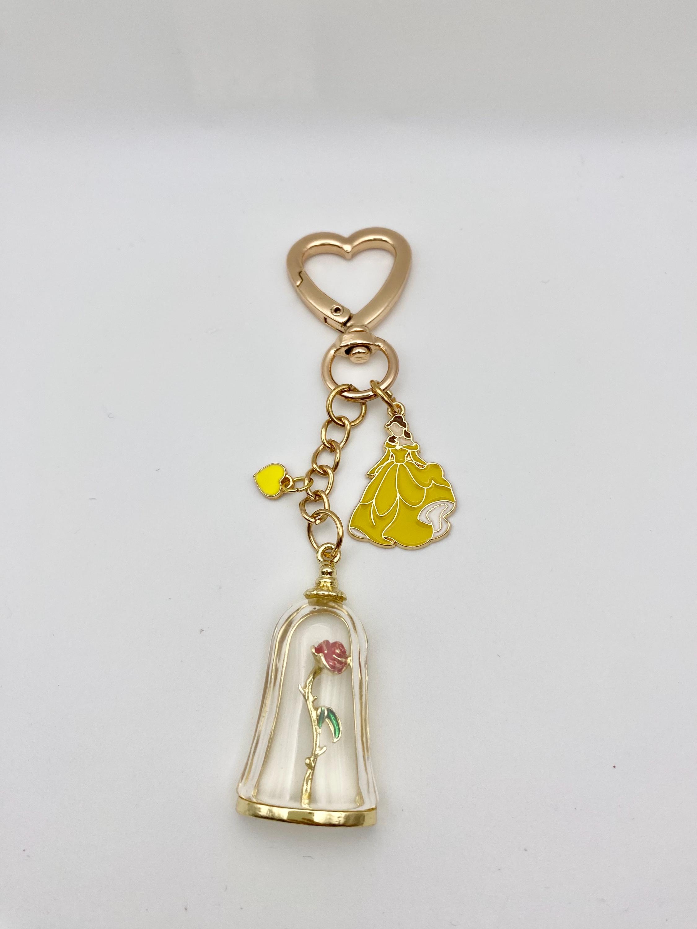Beauty and the Beast Keychain - Etsy