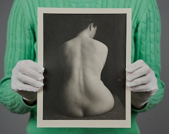Darkroom print: Hourglass (winter) 9.5"x12" gelatine silver hand print on Ilford Multigrade fibre based ART paper