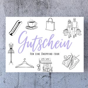 Voucher Shopping Gift digital Download