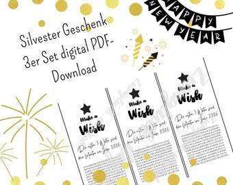 NEW YEAR New Year's Eve Mantra Table Decoration Gift Happy new Year digital Download
