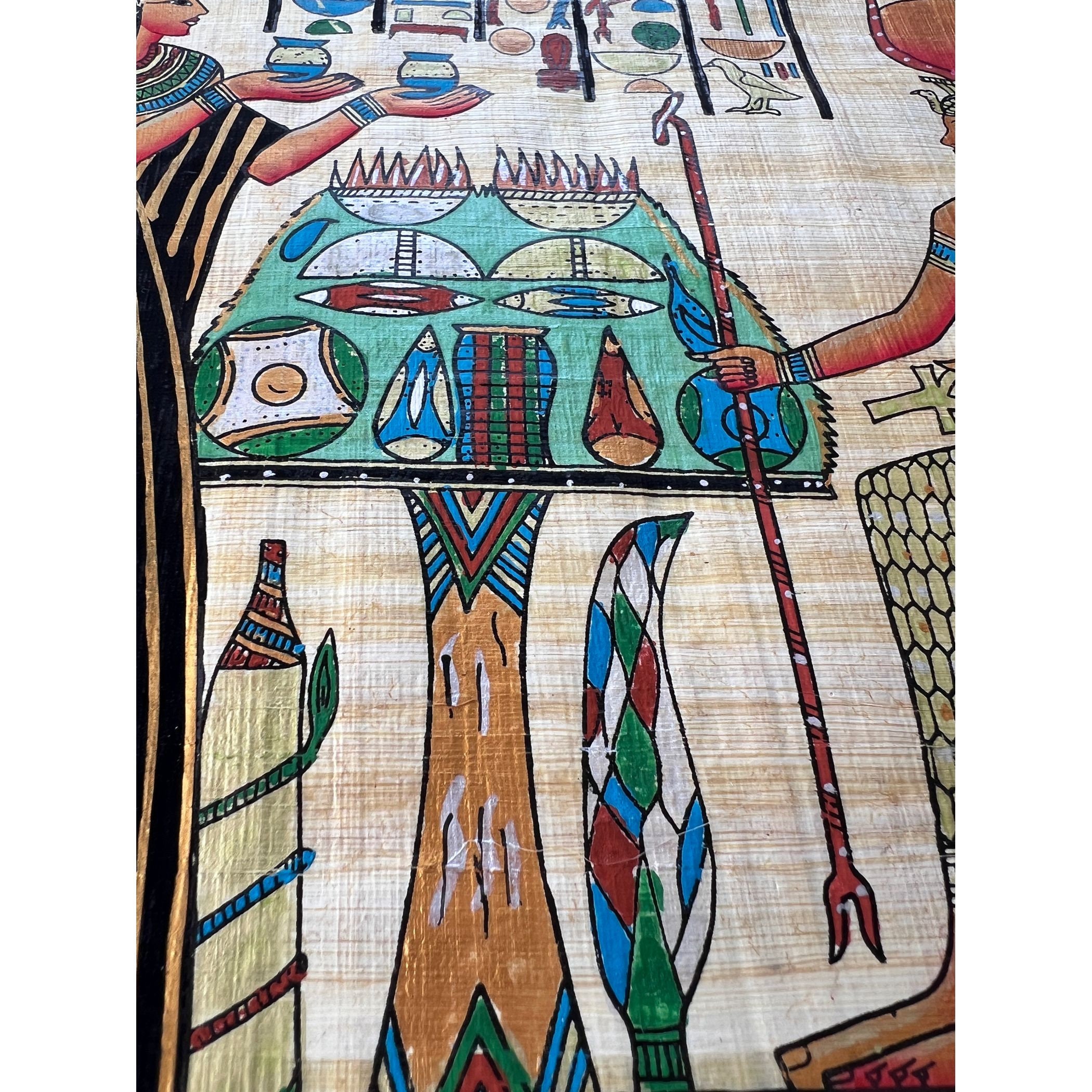 イシスにオリーブオイルを捧げるネフェルタリ - 古代エジプトにおける