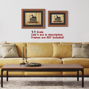 Anubis Papyrus Painting: Egyptian God of the Dead, Handmade Decor (13x9 inches) image 5