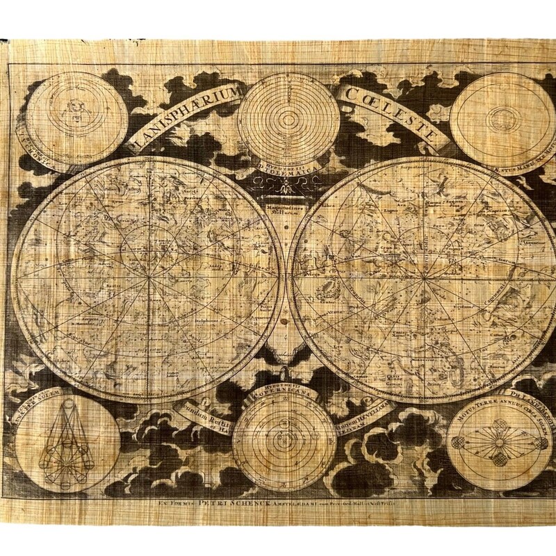 Antique Star Chart Etsy