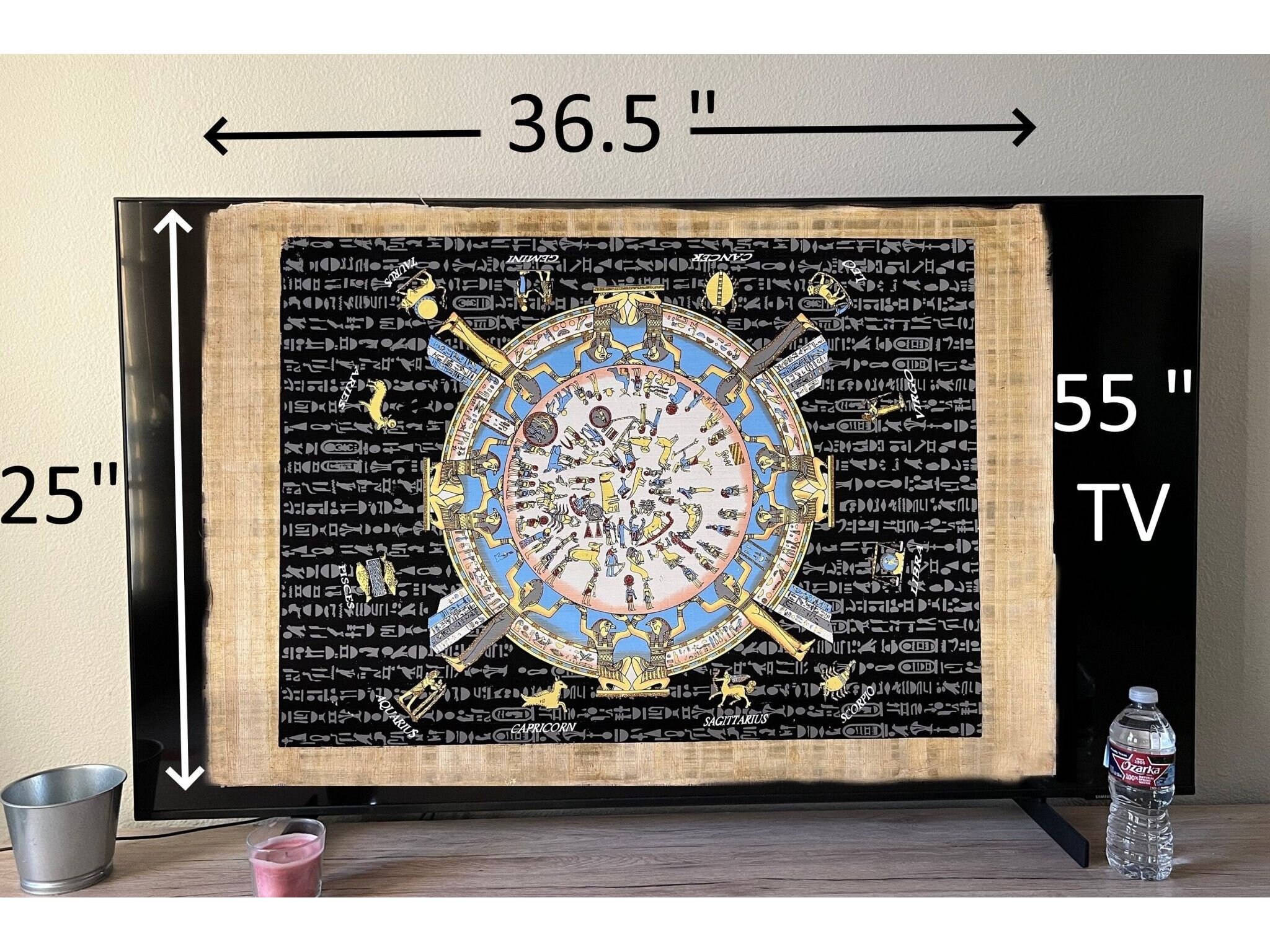 Zodiac Signs Dates Astrological Calendar Wall Decor Painting