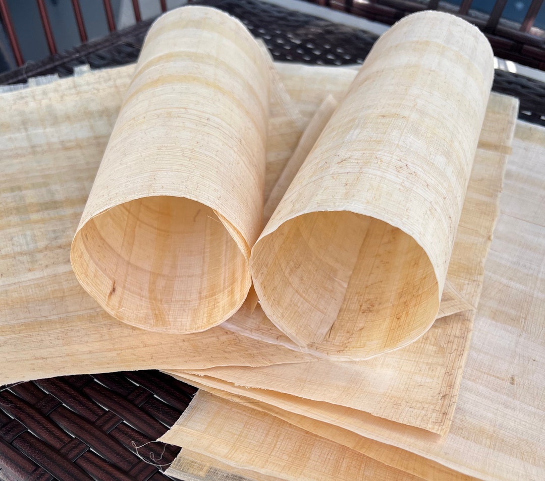 Egyptian Blank Papyrus Handmade Paper Sheets Set of 51020
