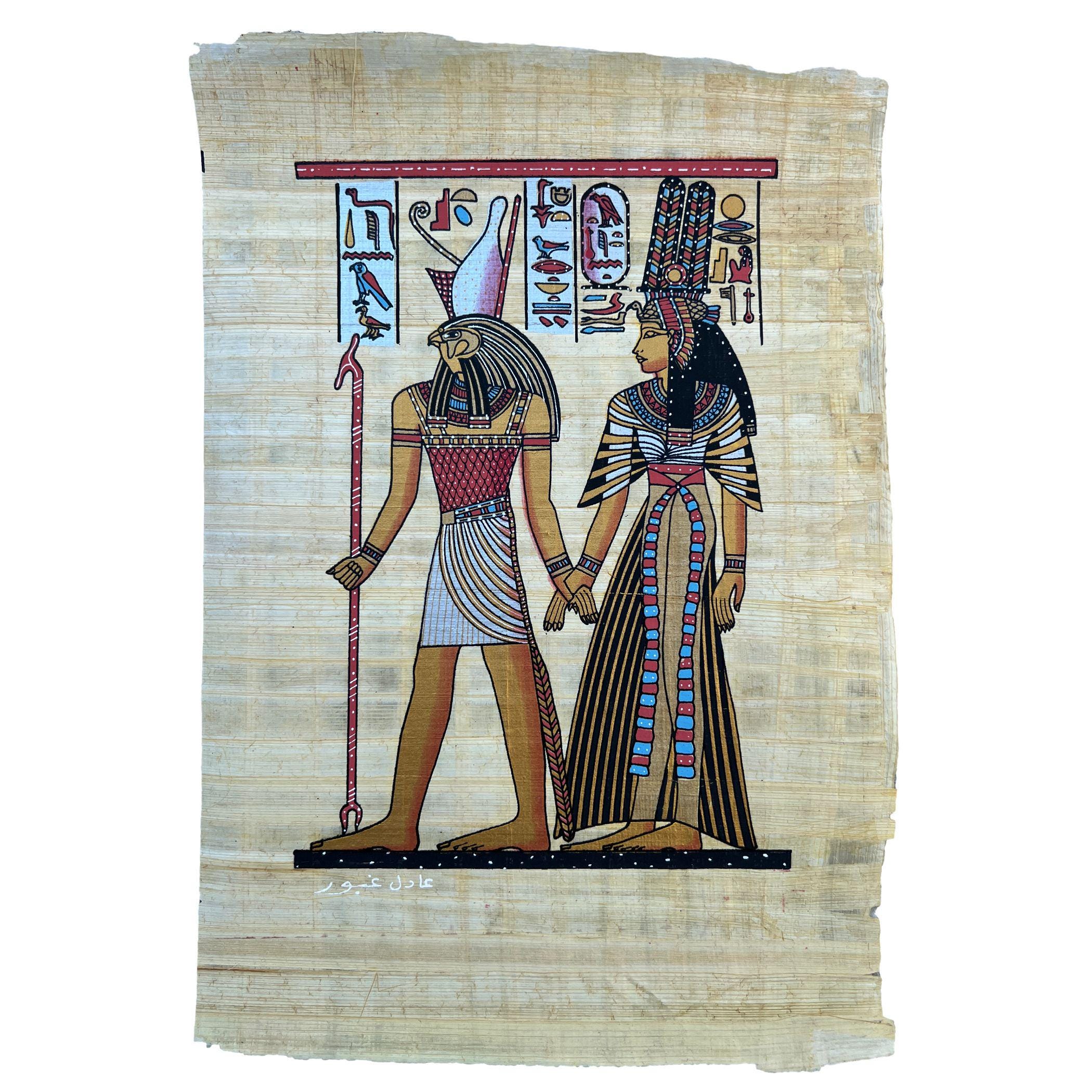 古代エジプト パピルス 天空の女神ヌート 絵画 額縁付き 額装済み アート 古代エジプト パピルス 天空の女神ヌート 絵画 額縁付き 額装