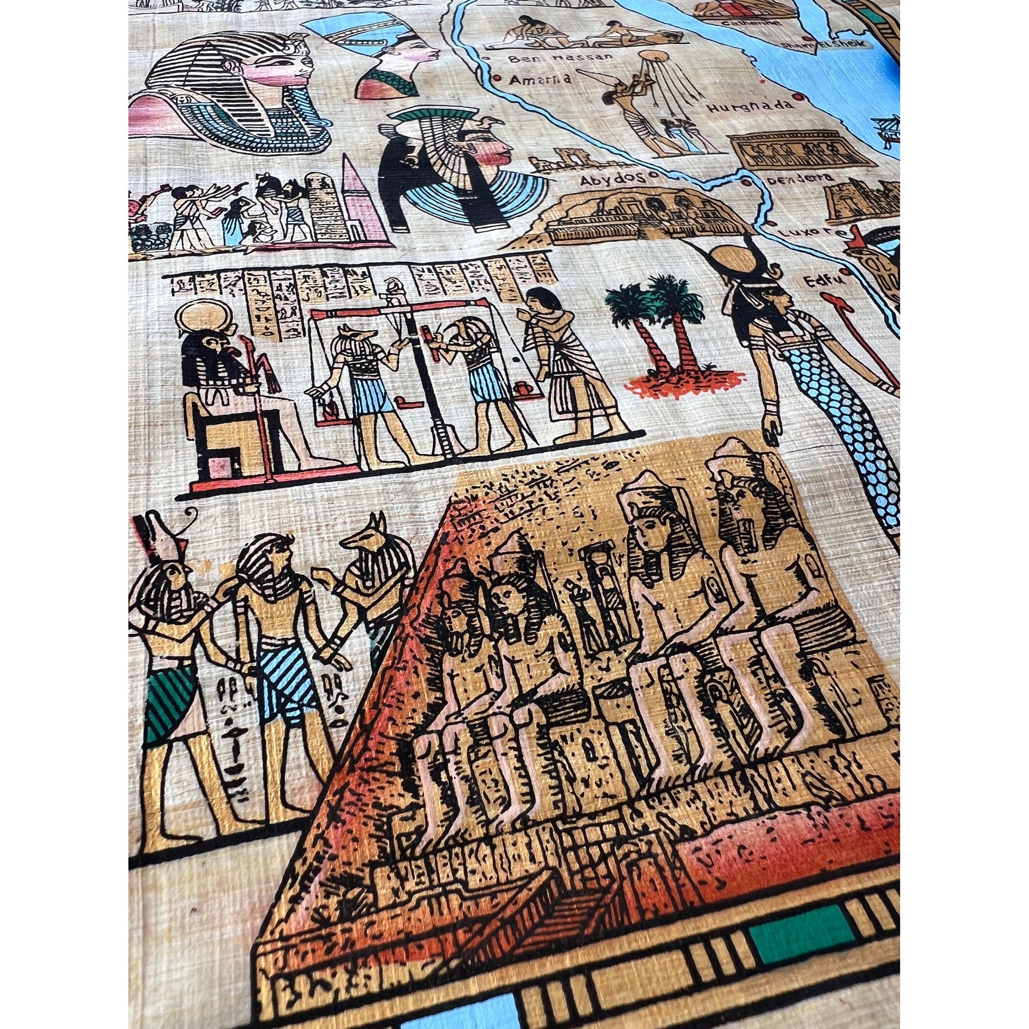 パピルス　古代エジプト　地図 パピルス 古代エジプト 地図の通販 by ジャスミン's shop｜ラクマ