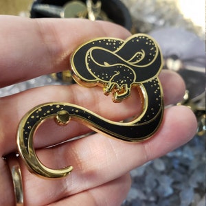 Pins for Bags - Apep Pins - Snake Pins - Apopis Pins - Egyptian God of Darkness - Serpent Pin - Ancient Egyptian Demon of Chaos