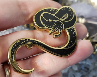 Pins for Bags - Apep Pins - Snake Pins - Apopis Pins - Egyptian God of Darkness - Serpent Pin - Ancient Egyptian Demon of Chaos