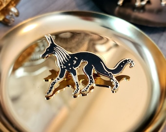 Anubis Pins - Jackal Dog Pins & Pinback Buttons - Egyptian Pins - Pantheon Hard Enamel Pins - Pins for Backpacks - Lapel Pin Gifts