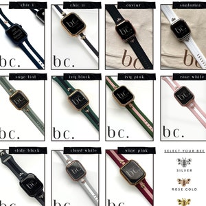 Handmade Burberry Leather Apple Watch Band BBR5 For Apple Watch Series 1 2  3 4 5 6 7 SE