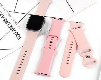 Apple Watch Silicone Bracelet PinTuck Women's Band | For Apple Watch ULTRA 8 7 6 5 SE 49 mm 45 mm 44 mm 42 mm 41 mm 40 mm 38 mm