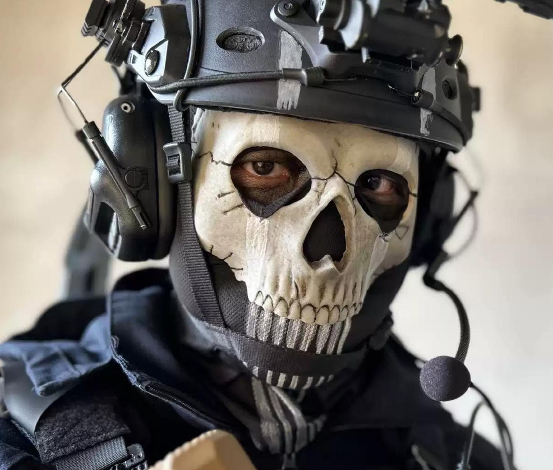 Cod Ghost Mask Skull Full Face Mask MW2 Cosplay Costume Mask For Sport Halloween Cosplay