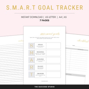 Goals Year, Goal Planner, Goal Tracker, Smart Goal, Quotes About Life, Habit Tracker, Goal Setting, Productivity Planner, Printable Planner