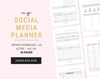 Podcast Planner, Social Media Planner, Podcast Script,  Episode Planner, Podcast Template, Content Planner,  Podcast, Podcast Plan, Planner