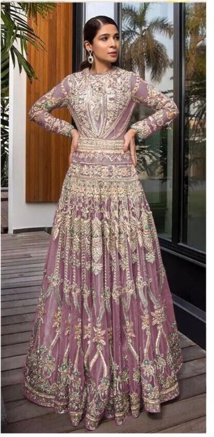 Lilac asian wedding dress cheap