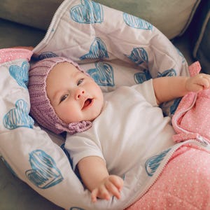 Manta de algodón orgánico, manta envolvente 2 en 1, saco de dormir, funda de dormir transformadora, regalo para bebé recién nacido, regalo para futura mamá.