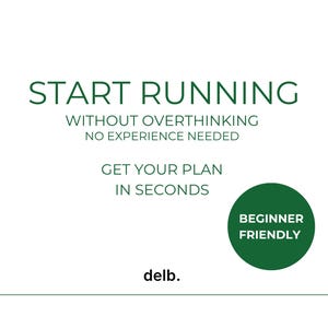 Beginner 5K Running Plan PDF | Couch to 5K Training Plan | 10K Running Schedule | AI Custom Running Plan | Running Tracker Printable