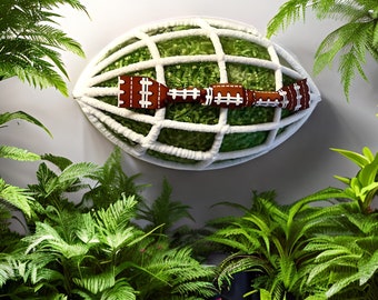 Football Door Decorations,  Football Wreath, Football Centerpiece, Signup Table or Draft Table Decor Football Wall Decor, Banquet Decor