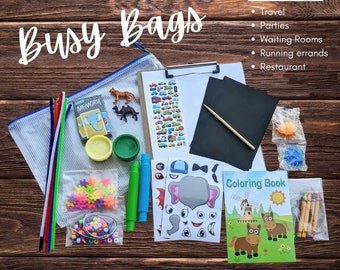 My Busy Bag, juguetes de viaje, juegos de viaje por carretera, entretenimiento silencioso, eliminadores de aburrimiento, vacaciones familiares, actividades relajantes para niños a partir de 3 años