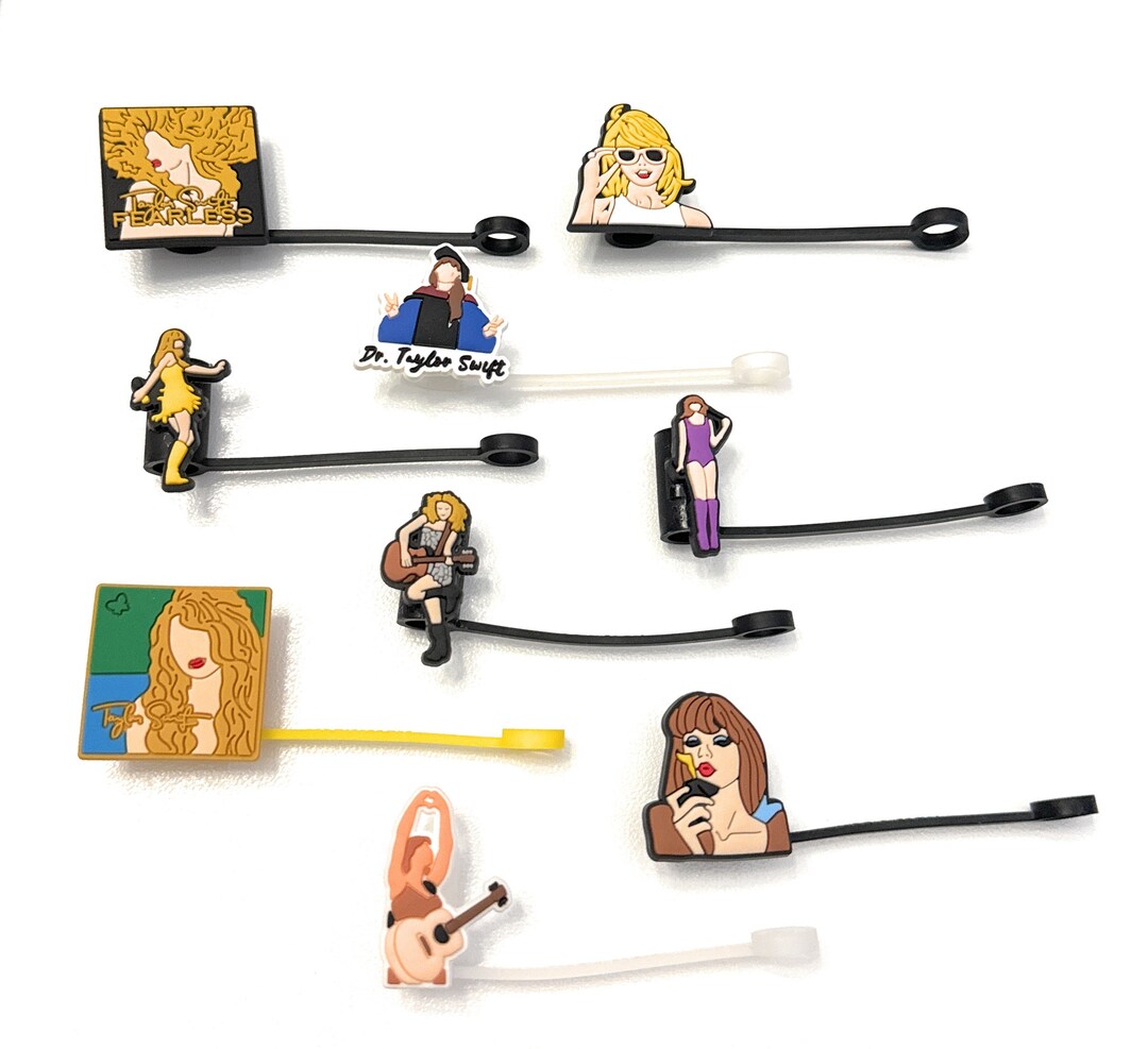 Taylor Swift Swiftie Fan Straw Toppers, 8mm Size Straw Tip Covers - Etsy UK