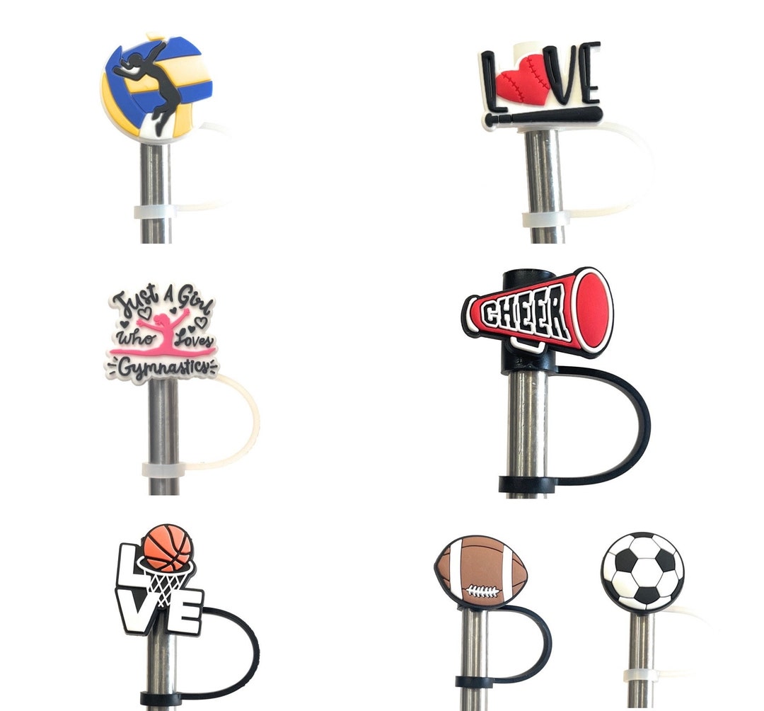 Sports Straw Topper, Straw Tip Cover Compatible With Stanley Straws Etsy