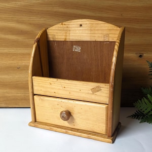 Portalettere/portalettere in legno vintage