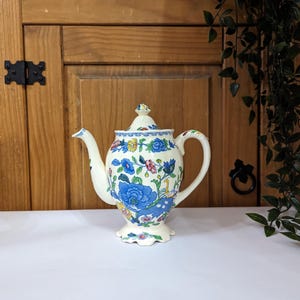 Masons Patent Ironstone China Regency Muster C4475 Kaffeekanne
