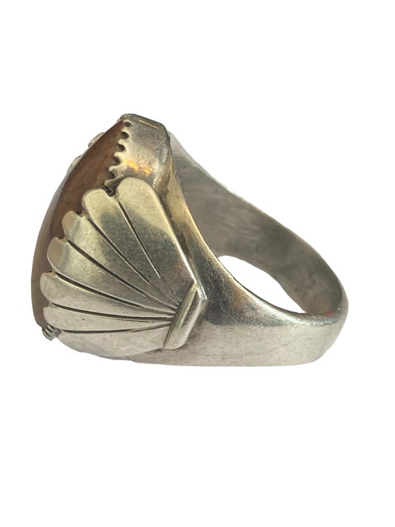 Kee Montoya Navajo Sterling Silver Gembone Ring D… - image 4