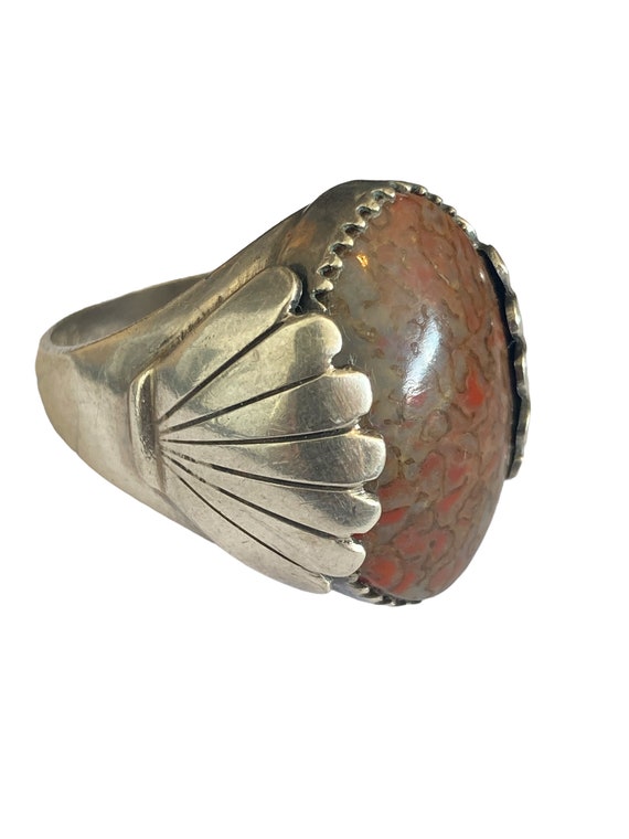 Kee Montoya Navajo Sterling Silver Gembone Ring D… - image 1