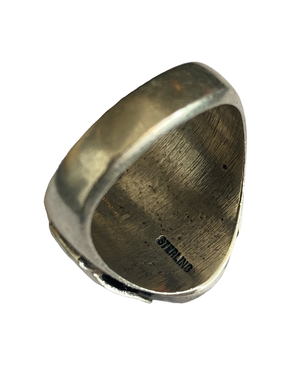 Kee Montoya Navajo Sterling Silver Gembone Ring D… - image 8