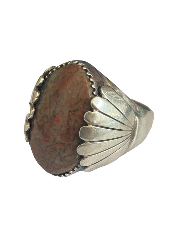 Kee Montoya Navajo Sterling Silver Gembone Ring D… - image 3