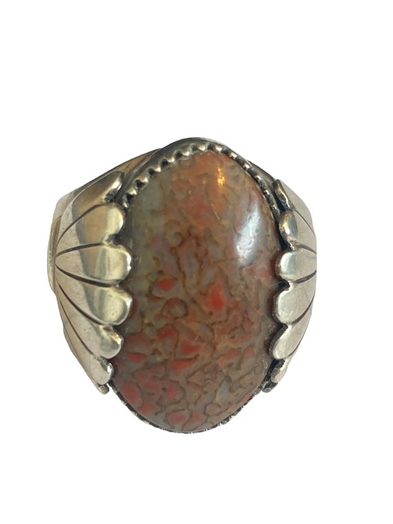 Kee Montoya Navajo Sterling Silver Gembone Ring D… - image 7
