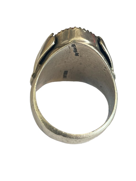 Kee Montoya Navajo Sterling Silver Gembone Ring D… - image 5