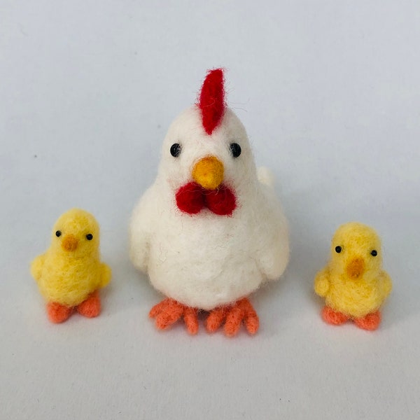 Needle Felted Chick Etsy