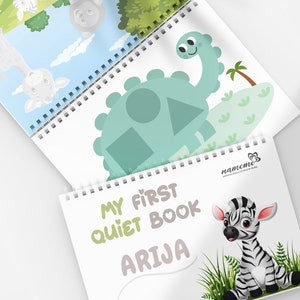 Printable Quiet Book Personalized Toddler Busy Book Printable Learning ...