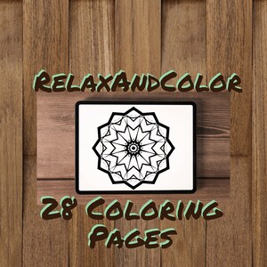 Mandala coloring sheets book (relaxing and anti-stress coloring)