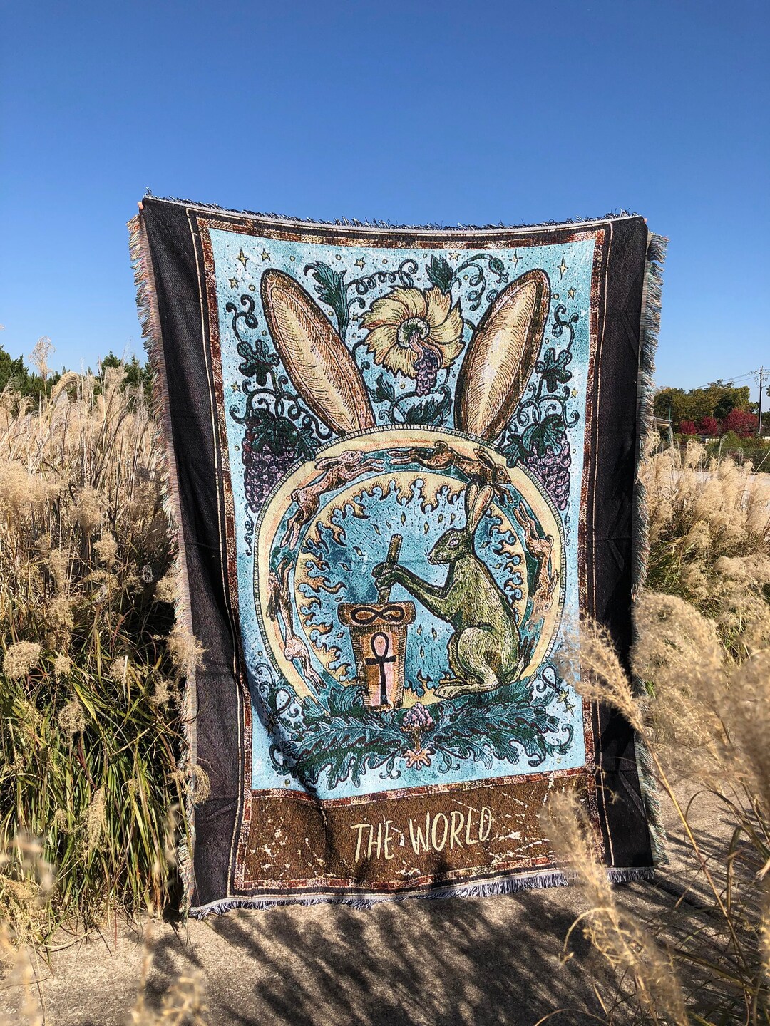 Tarot Card Throw Blanket