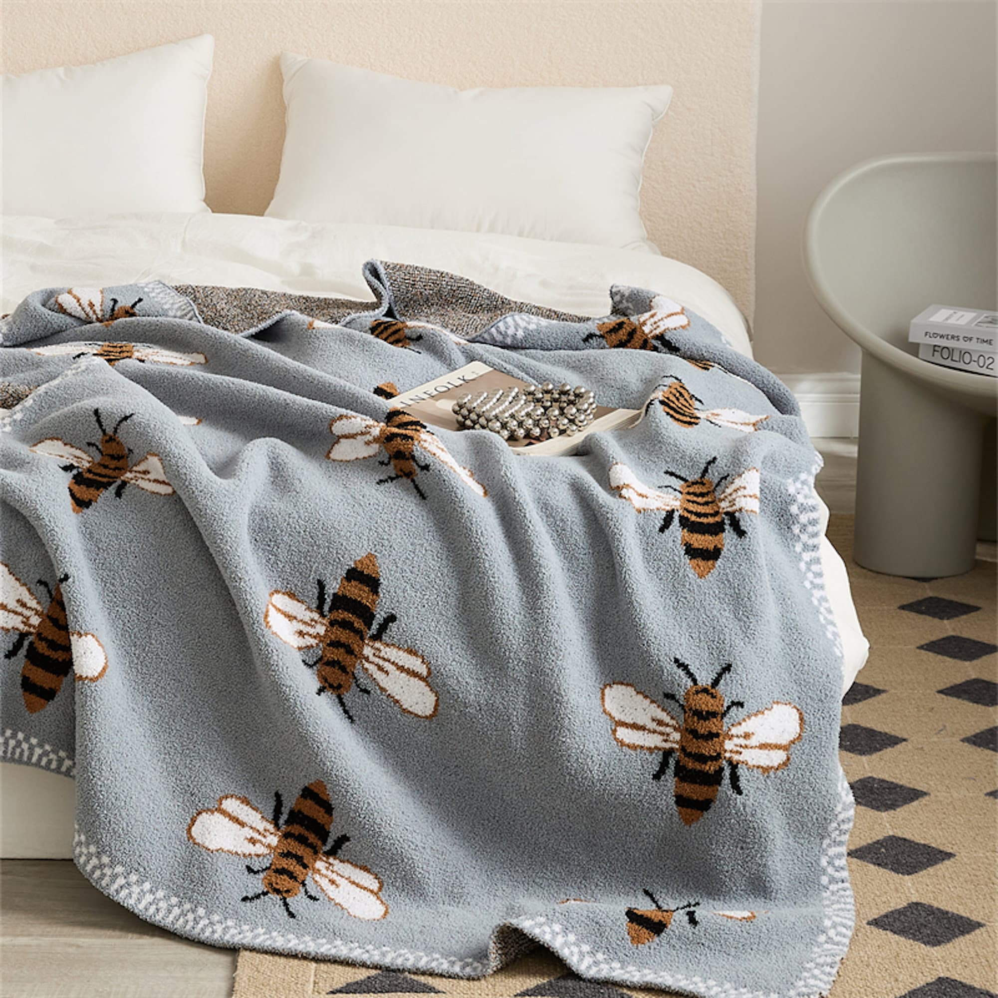 Bumble bee throw sale