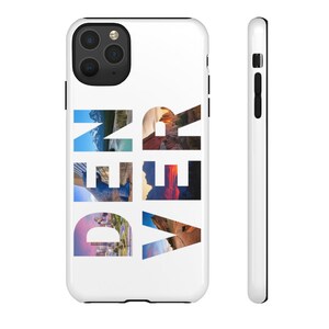 Denver Cell Phone Case Tough Case Impact-Resistant Shell, Matte Finish for iPhones, Iconic Denver Places
