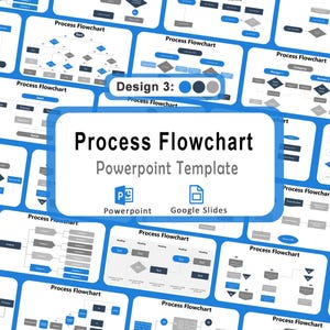 Prozess-Flussdiagramm Power Point Vorlage, Flussdiagramm für Prozessfluss, Flussdiagramm Infografik, Prozess-Visualisierung, Flussdiagramm-Vorlage