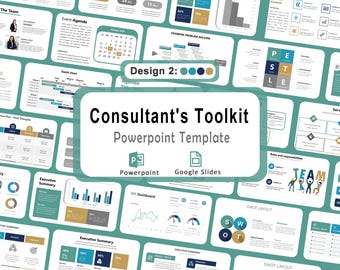 Consulting Toolkit PowerPoint template, management consulting toolkit, Project Management, Strategic Presentation Templates for Professional